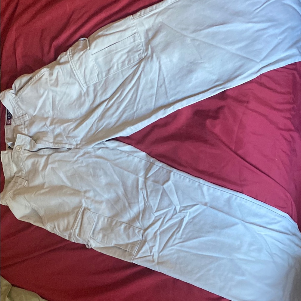 Chaps Men's Cargo Pants - White